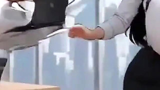 Funny Huge Boobs Office, Ai Animation