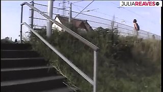 German Casting Babe Vintage Retro HD - Hot Brunette with Big Nipples Fetish Part 1