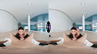 Horny GF Drops Bikini And Demands Hot Cum On Her Stomach - TmwVRnet