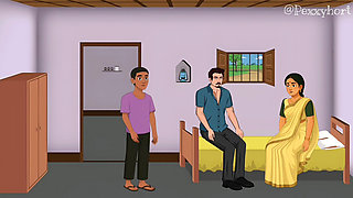 Desi Mom apne bete ke samne college ki dost ke sath ki Chudayi