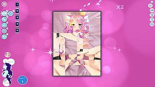 #1 [Mosaic Neko Wife 4] Eroge where you can complete puzzles and interact with girls!