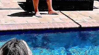 Horny GILF Fucks Her Pool Man