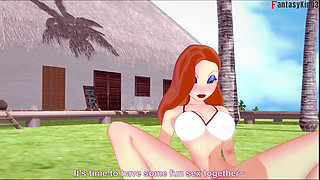 Being Fucked by Jessica Rabbit Hot MILF