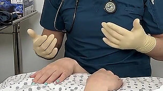 Nurse Bunny Gets a Gyno Exam Multi Angle