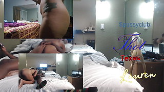 Thot in Texas - Ebony Wife on Top riding Cowgirl