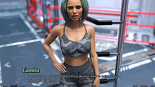 Stranded in Space - Military Girl with Big Tits and Fat Ass Dreams of My Cock