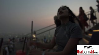 Naughty Thai teen Cherry masturbating