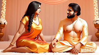 Indian wife cheating with husband call massage boy