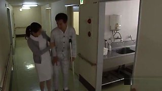 nurse Masturbation patient in toilet