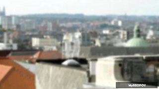 Skinny Petite Russian Cristal May Anal Solo with Dildo and Butt Plug