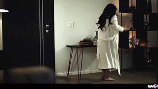 Leana Lovings Dominates Lulu Chu in a Cosplay Scissoring Scene