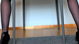 Part 2 - the Wife Married and She Made a Peeking Show to Her Boss and Strip in Office