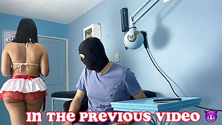 Nurse fucks her patient secretly from the doctor, she is a horny young woman who loves to get her dick inserted - part 2