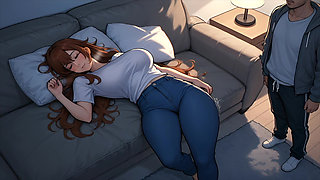 The pleasure of taking the fun pussy of two sisters-in-law.