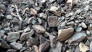 pee on the moutain so fun