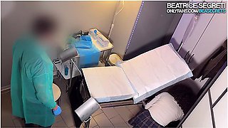She Gets Creampie Inside By Her Gynecologist. Her Pussy Wet And Ready To Be Fucked! - Beatrice Segreti