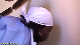 Rough Outdoor Sex with African Housewife - Blacked by Tourist