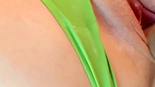 Extreme Panty Fuck and Creampie During Hot Pussy Teasing