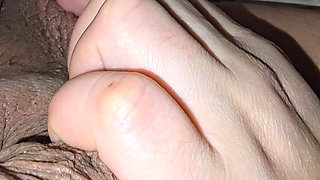 Step mom checks step son's dick and give him a handjob while he has an erection