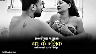 Indian maid surrenders to wild passion with sultry heat