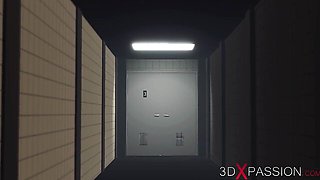 Innocent girlfriend at uncensored in cartoon movie