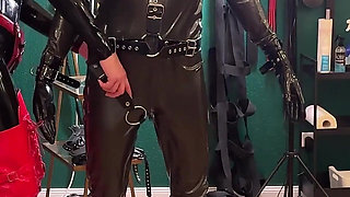 Ava Fetish Art Puts Perv in the Box and Facefucks Him