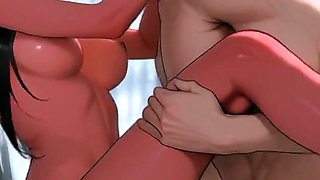 Red Skin Oni Girl Gets Completely Ruined. Hentai Animation (ai)