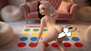 Rich girl Crystal invited to play Twister and was fucked by a stranger