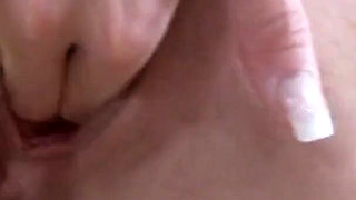 Cindy Dollar Strips Out Of Her Red Dress And Works Her Twat With A Powerful Vibe