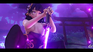 Dragk's Raiden Compilation - 3D Animated Cosplay Sex Interracial Cowgirl Position Feet Anal Creampie