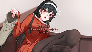 Try to cum, censored hentai, censored loser porn