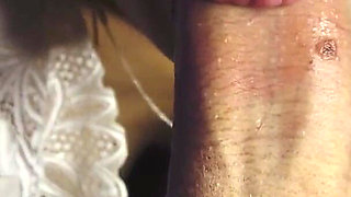 Asian College Girl Sucks Bwc POV Blowjob with Huge Oral Creampie & Pulsating Cock 4K