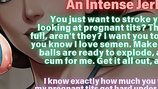 Ai Step-mommy Femdom Audio Song: a Pregnant Belly & Breasts JOI Session to Make You Stroke Your Cock Until Your Fat Balls Expl