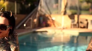 Mistress Damazonia - Golden Goddesses Fuck Pool Boy