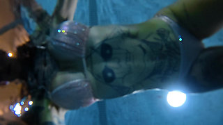 Underwater Night Swim