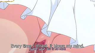 Anime beauty takes hard cock before breakfast in her kitchen