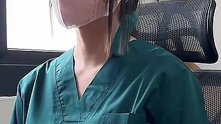 The Nurse Lady Is Inserted Into the Vagina and Anal Sex by the Patient and Cums Out of the Vagina 2