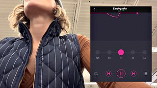 Serenity Cox Rocks Rough Public Fuck in Supermarket with Remote-Controlled Lush Vibrator Exploding in