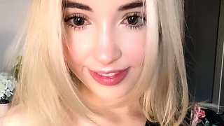 Blonde teen Sierras first erotic masturbation video