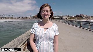 18 Year Old Amateur In Her First Casting Scene