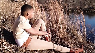 Ebony sucking dick smut with perfect Don Whoe from Yung Dumb Sluts