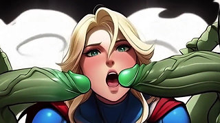 Supergirl Gets Gangbanged Again