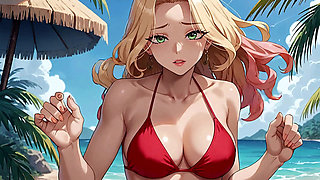 Caribbean Valentine Getaway, Anime Hentai POV