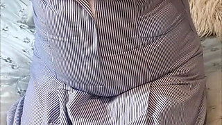 Naughty Nurse Julie Cunningham - Bra Reveal & Teasing Huge Tits