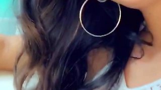 Big boob brunette masturbates on webcam