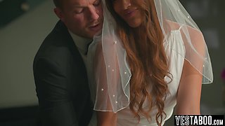 Huge tits Spic bride humped in public