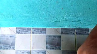 EvaSexy Horny Asian Teen Shaves Her Hairy Pussy Close-Up