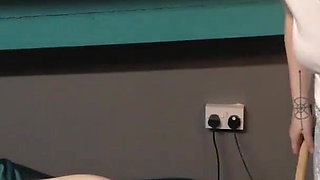 Pajamas spanking for a rude awakening