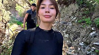 Bulgarian Couple Fucked on the Beach with Cumshot