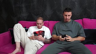 Neighbor couple reporting in for sexy, sexy duty here